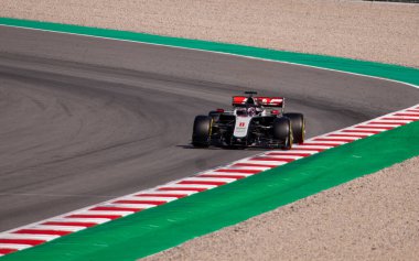 İspanya 'da bir yarış devresi.