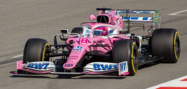 İspanya 'da bir yarış devresi.