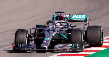 İspanya 'da bir yarış devresi.