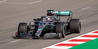 İspanya 'da bir yarış devresi.