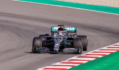 İspanya 'da bir yarış devresi.