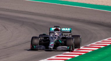 İspanya 'da bir yarış devresi.