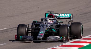 İspanya 'da bir yarış devresi.