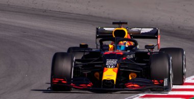 İspanya 'da bir yarış devresi.