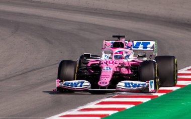 İspanya 'da bir yarış devresi.