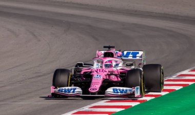 İspanya 'da bir yarış devresi.