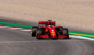 İspanya 'da bir yarış devresi.