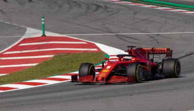 İspanya 'da bir yarış devresi.