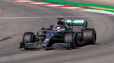 İspanya 'da bir yarış devresi.