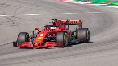 İspanya 'da bir yarış devresi.