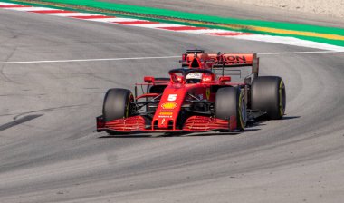 İspanya 'da bir yarış devresi.