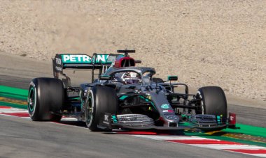 İspanya 'da bir yarış devresi.