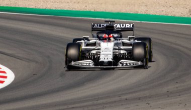 İspanya 'da bir yarış devresi.