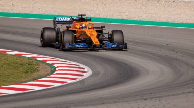 İspanya 'da bir yarış devresi.