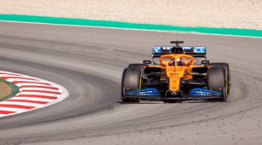 İspanya 'da bir yarış devresi.