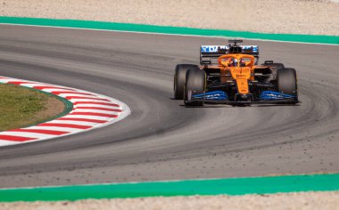 İspanya 'da bir yarış devresi.