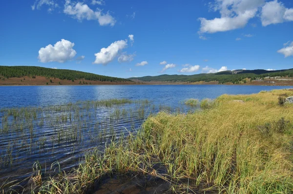 Lake Uzunkel Ulagan Plato üzerinde 