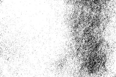 Siyah sıçrama vektörü dokuyu örtüyor. Beyaz arkaplanda izole edilmiş ince tahıl grunge deseni