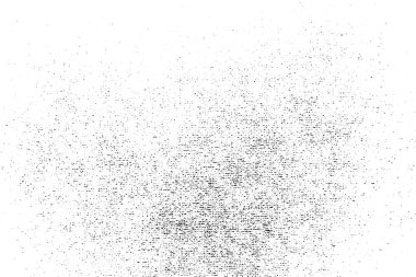 Black splatter vector overlay texture. Subtle grain grunge pattern of craft paper isolated on white background clipart
