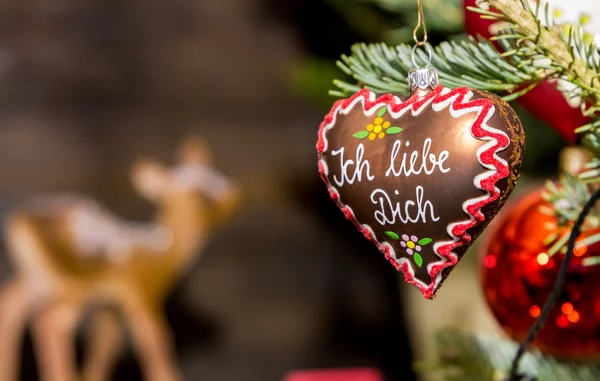 Ich liebe dich (I love you) — Stock Photo, Image