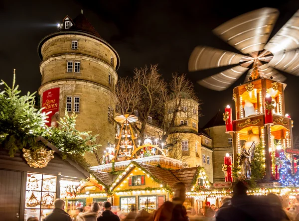 Christmas Helicopter — Stock Photo, Image