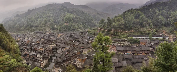 Zhaoxing Dong Village, Qiandongnan, Guizhou, Chiny — Zdjęcie stockowe