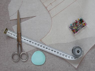 Dikiş ürünleri ve kağıt deseni