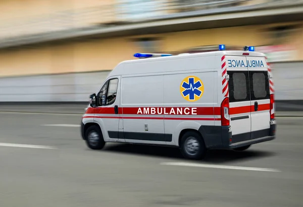 Ambulance Movement Street — Stock Photo, Image