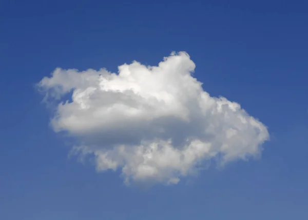 Una Nube Contra Cielo Azul — Foto de Stock