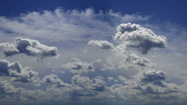 Panorama Blue Sky Clouds — Stock Photo, Image