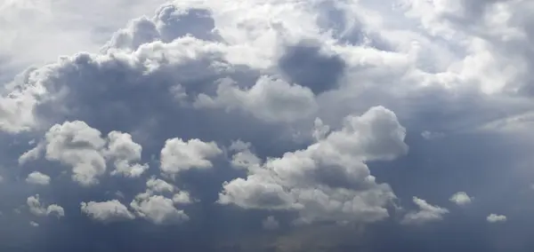 Panorama Blue Sky Clouds — Stock Photo, Image