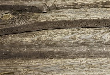 Eski boyanmamış ahşap bir katman.