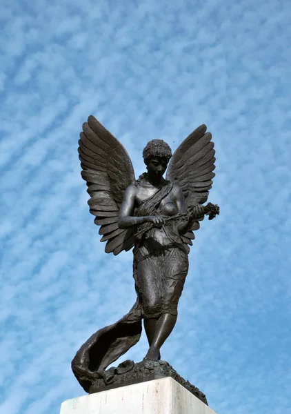 Leeds West Yorkshire Ηνωμένο Βασίλειο Σεπτεμβρίου 2020 Άγαλμα Του Άγγελου — Φωτογραφία Αρχείου