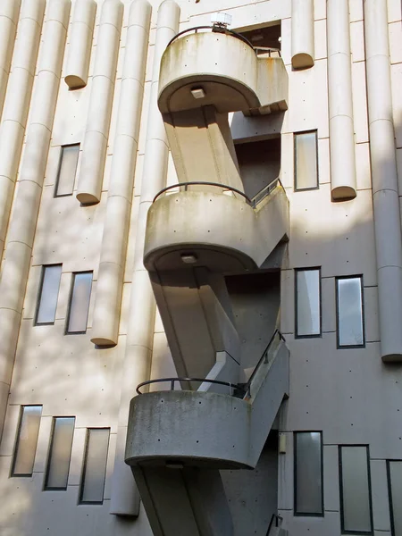 Leeds West Yorkshire Unified Kingdom 2019 View Spiral Stairs Brutalist — 스톡 사진