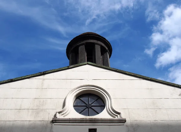 Près Avant Coupole Bâtiment Historique 18Ème Siècle Tissu Blanc Halle — Photo