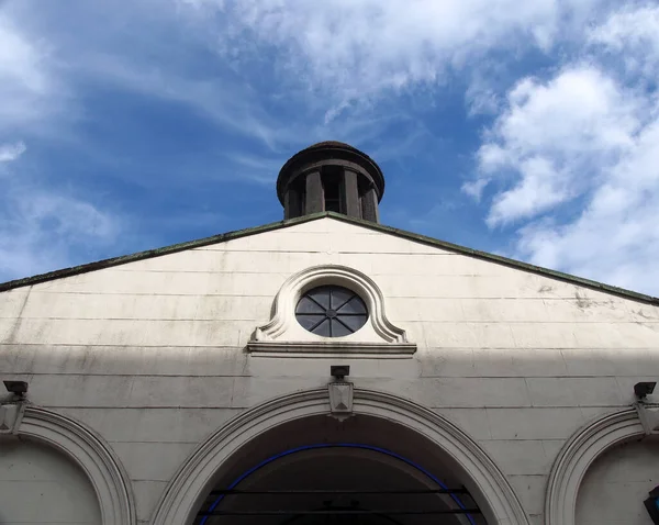 Près Avant Coupole Bâtiment Historique 18Ème Siècle Tissu Blanc Halle — Photo