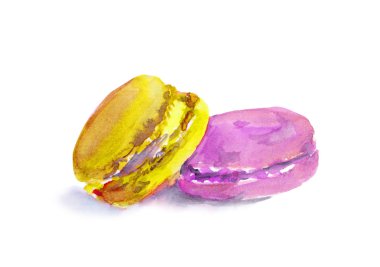 Bademli kurabiye. Suluboya gıda