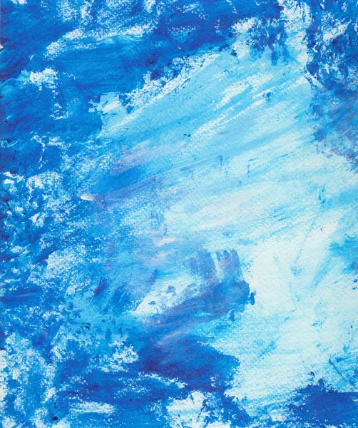 Grunge texture toile de fond avec de la peinture bleue — Photo