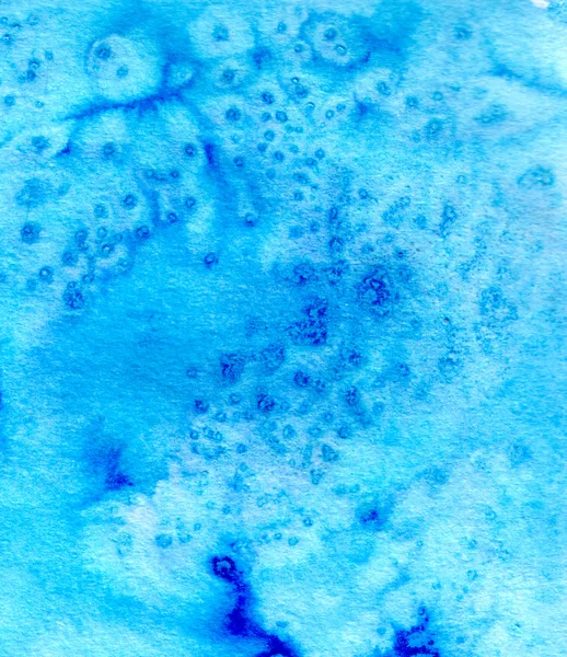 Abstracto azul acuarela fondo — Foto de Stock