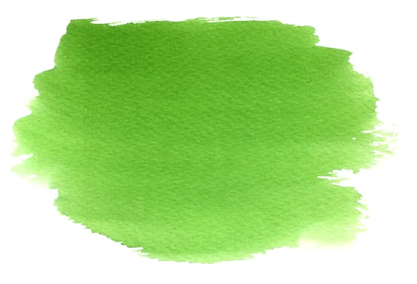 Streszczenie akwarela zielone malowane tła — Zdjęcie stockowe