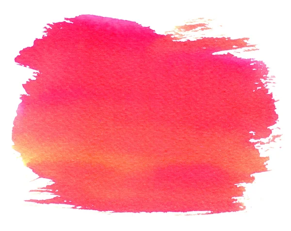Abstracto rojo acuarela pintado a mano de fondo — Foto de Stock