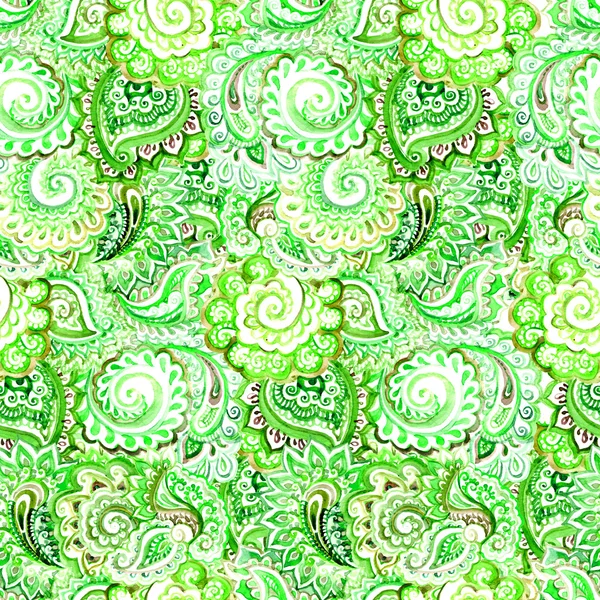 Fondo floral étnico ornamental sin costuras — Foto de Stock