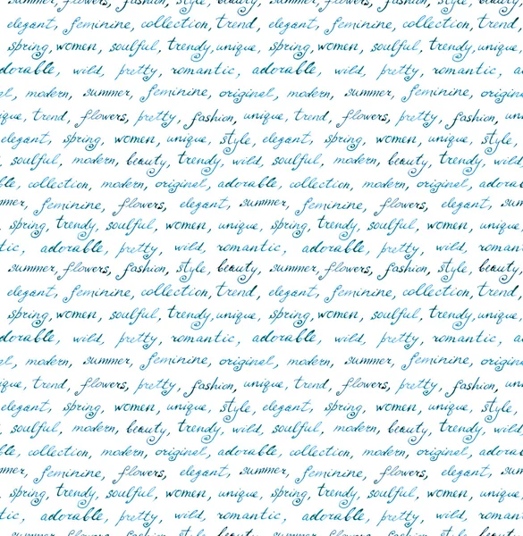 Handskrivna text - lorem ipsum text. Upprepande mönster, handskrivna bakgrund, för utbildning design — Stockfoto