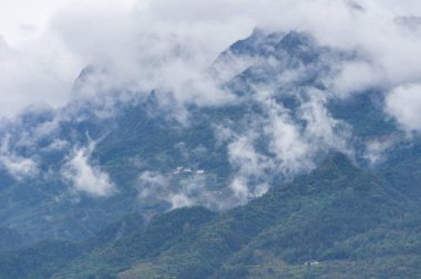 Enshi Tujia ve Miao Özerk Bölgesi 'nde sonbahar manzarası, Hubei, Çin