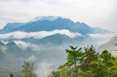 Enshi Tujia ve Miao Özerk Bölgesi 'nde sonbahar manzarası, Hubei, Çin