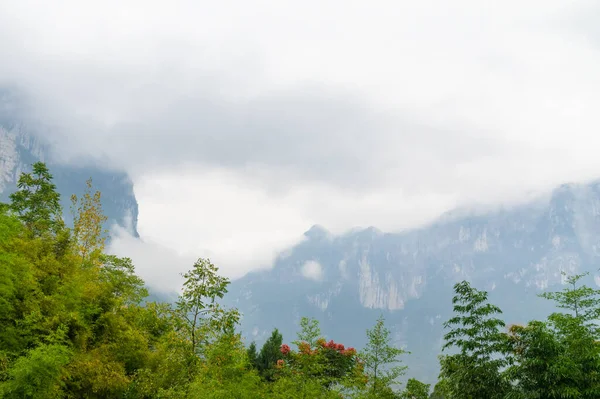 Paisaje Otoñal Del Área Escénica Jianshiye Three Gorges Enshi Hubei —  Fotos de Stock