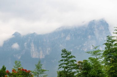 Enshi Büyük Kanyon Sahne Alanı, Hubei, Çin sonbahar manzarası