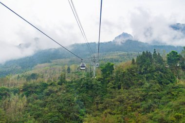 Enshi Büyük Kanyon Sahne Alanı, Hubei, Çin sonbahar manzarası