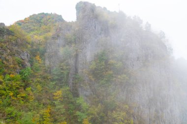 Enshi Büyük Kanyon Sahne Alanı, Hubei, Çin sonbahar manzarası