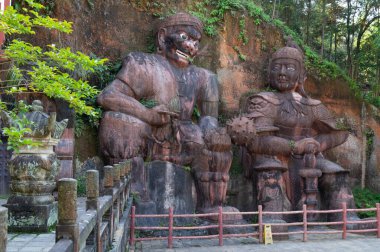Enshi Tusi şehrinin manzarası harabe yeri, Hubei, Çin